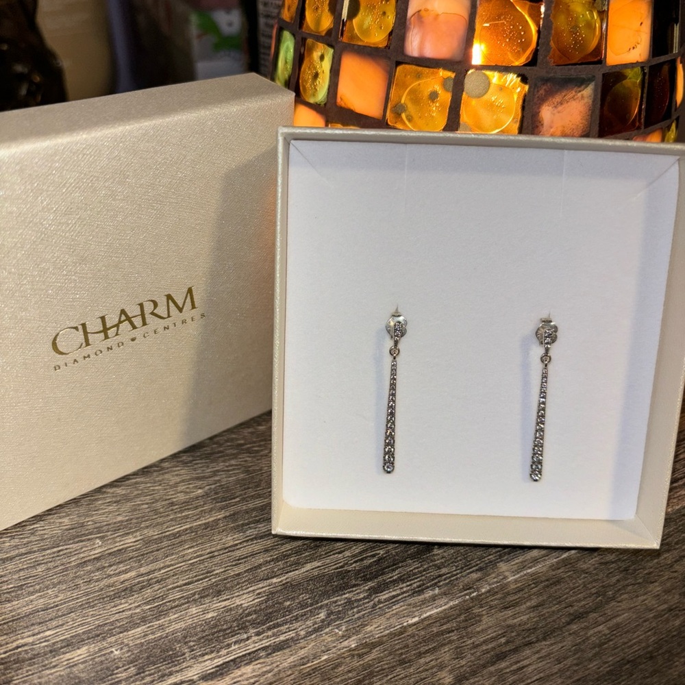 Pandora Silver Chain Drop Earrings